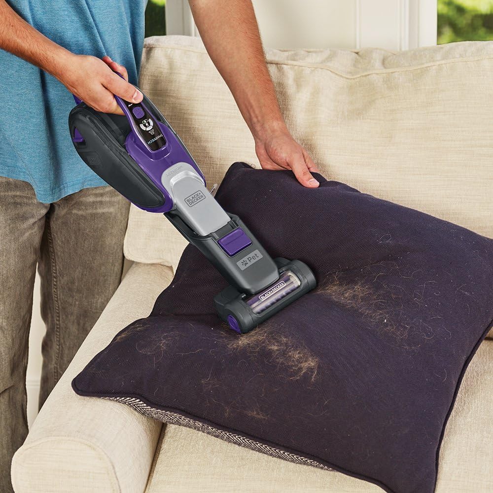 Black & Decker 10.8V 27Wh Cordless Handheld Pet Vacuum Cleaner With 2.5Ah Li-Ion Battery بلاك اند ديكير مكنسة كهربائية لاسلكية محمولة للحيوانات الاليفة 10.8 فولت 27 واط في الساعة مع بطارية ليثيوم ايون 2.5 Black & Decker 10.8V 27Wh Cordless Handheld Pet Vacuum Cleaner With 2.5Ah Li-Ion Battery بلاك اند ديكير مكنسة كهربائية لاسلكية محمولة للحيوانات الاليفة 10.8 فولت 27 واط في الساعة مع بطارية ليثيوم ايون 2.5